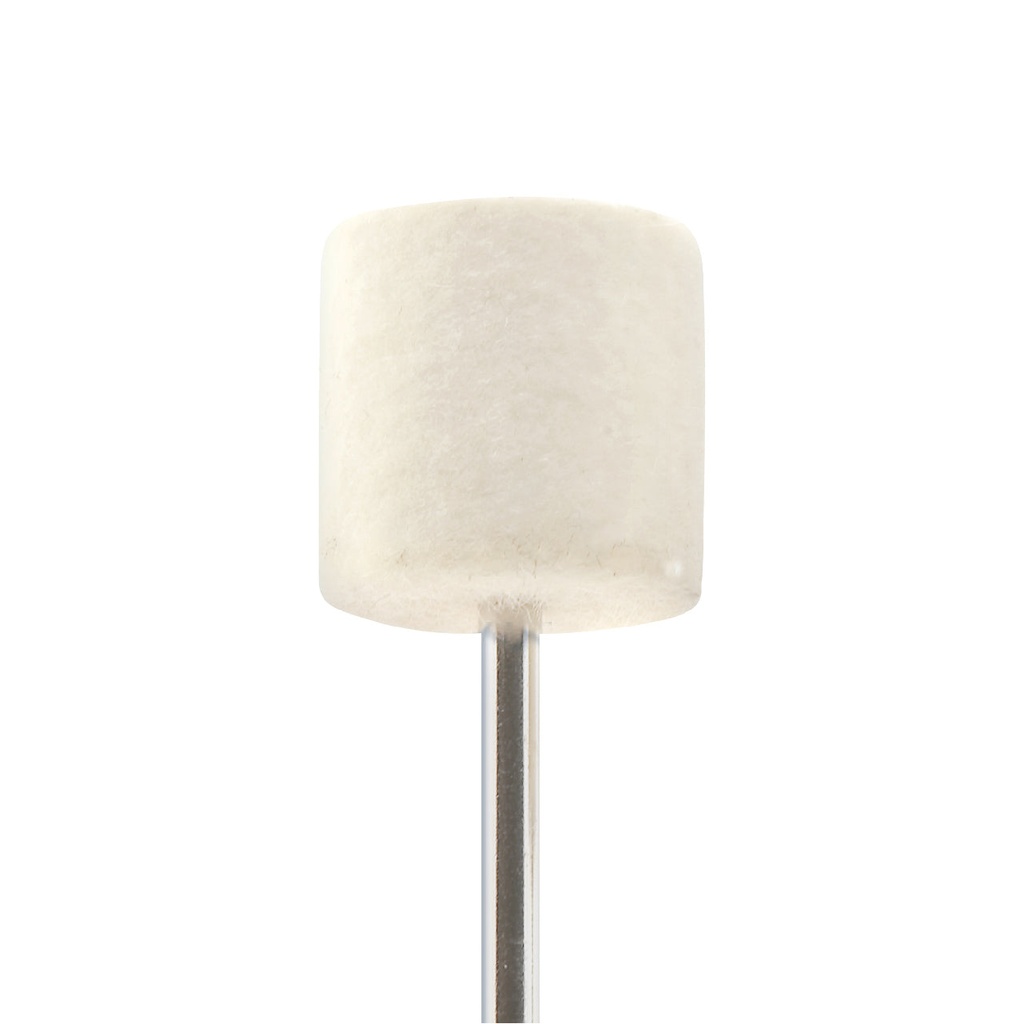Mounted Felt Bobs, Cylinders - 1/8" Shank - 1110 Rock Hard  (Pkg. of 12)