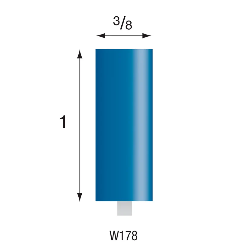 W178 Blue Mounted Points 1/8" Shank (Pkg of 24)