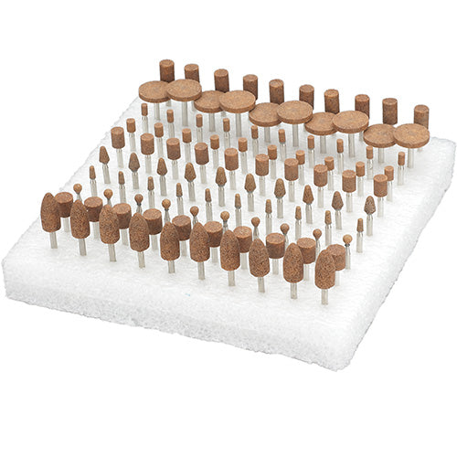 [310-3000] Gesswein® Red Mounted Points Set of 100 - 1/8" Shank