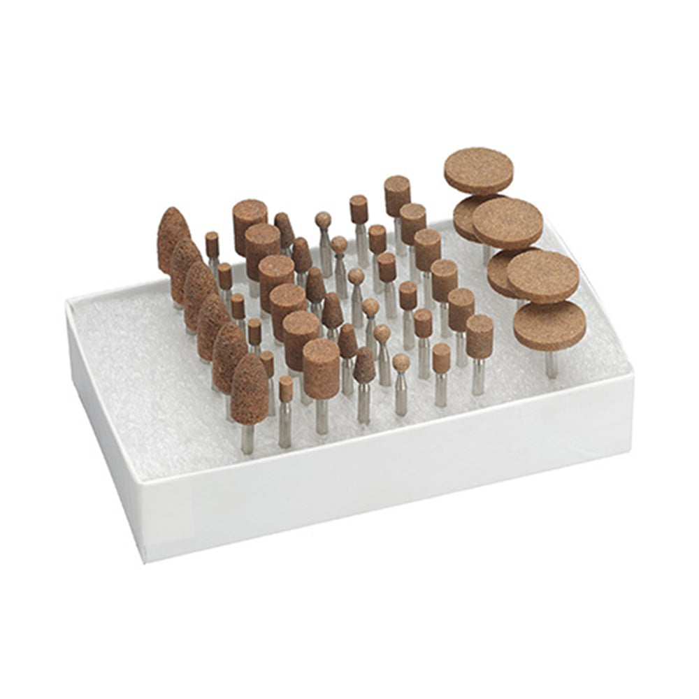 [310-3010] Gesswein® Red Mounted Points Set of 48 - 1/8" Shank
