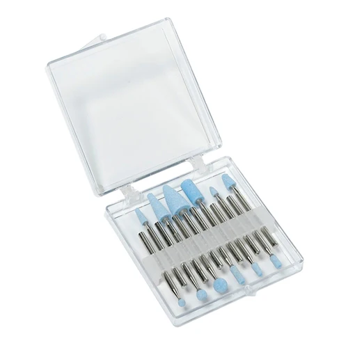 [312-3000] Light Blue Mounted Points Set of 12 - 1/8" Shank