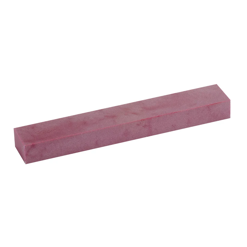[350-1012] DEGUSSIT® Ruby® 6" Medium, 2-Sided Bench Stone