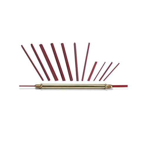 [350-4200] DEGUSSIT® Ruby® Midget File Assortment (Set of 12)