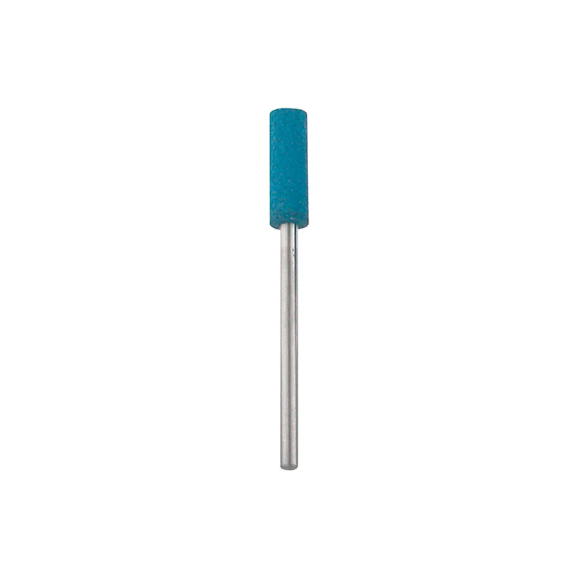 [351-0601] Cera Mounted 5x15 Blue Cylinder 3/32" Shank