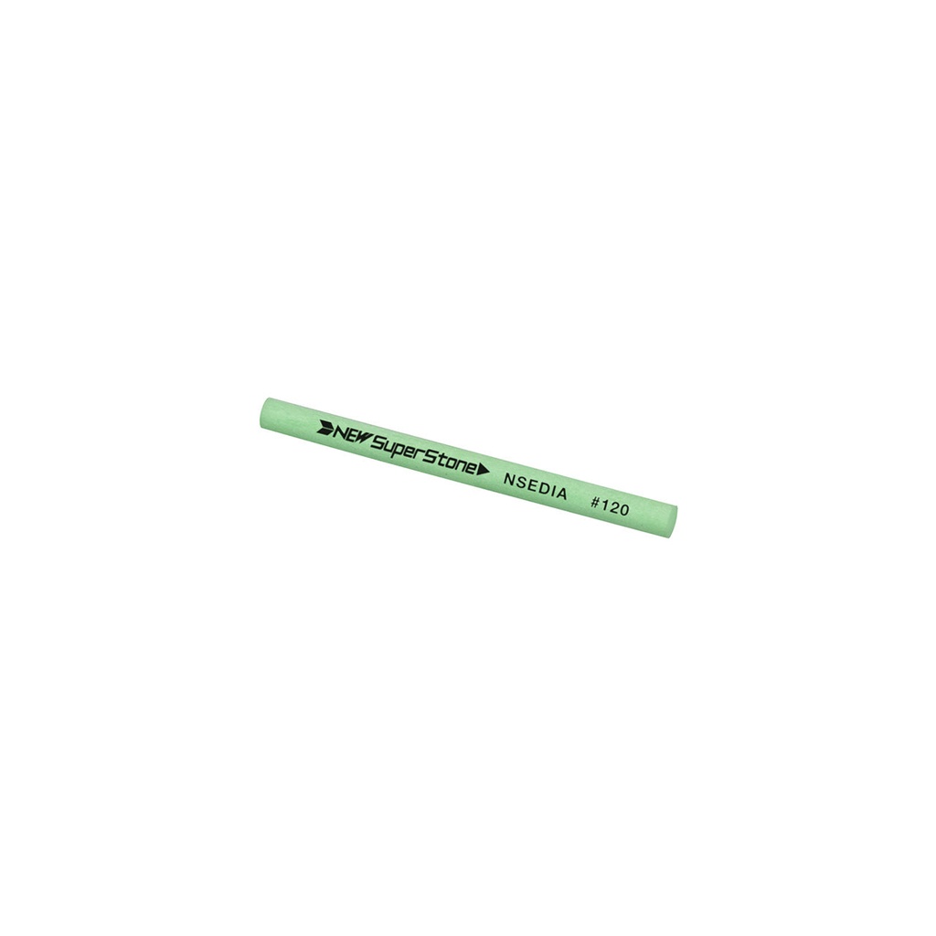 [355-0137] NSS 3.175 Round x 50mm 120 Grit Emerald New Super Ceramic Stone