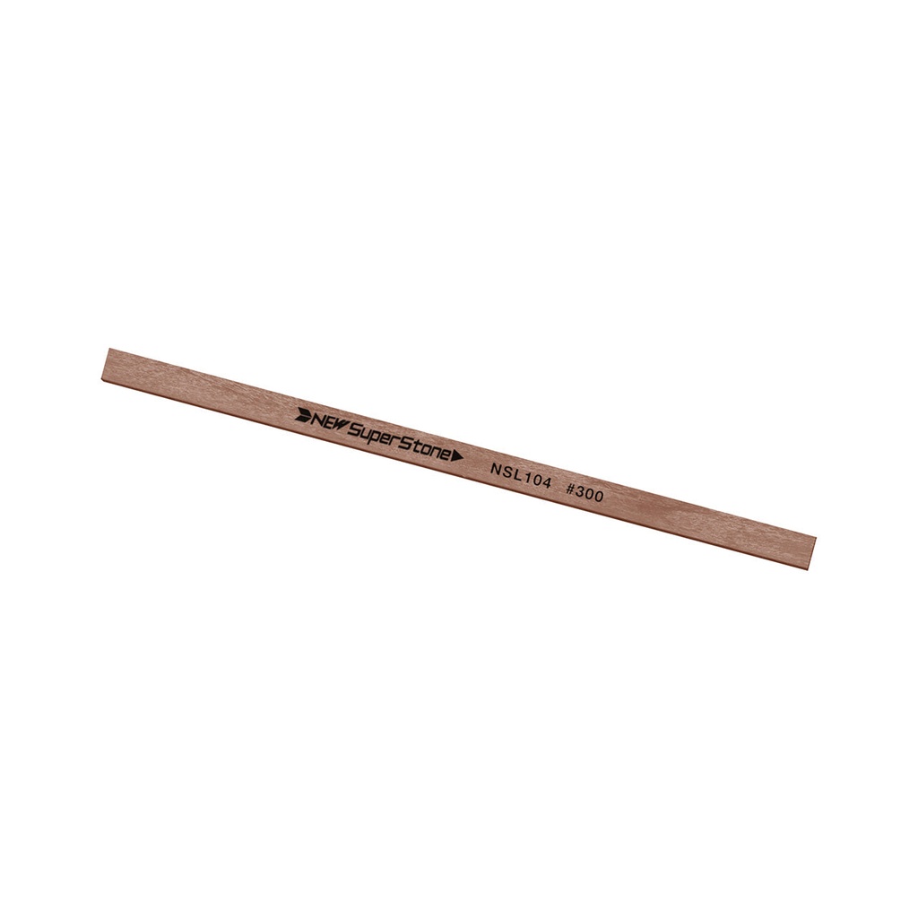 [355-0413] NSS 1x4x100 300 Grit Lt. Brown New Super Ceramic Stone