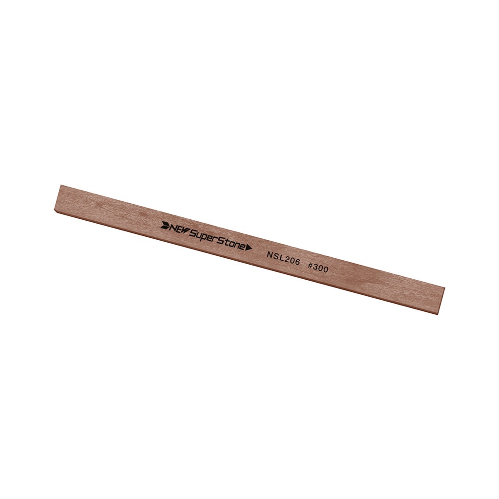 [355-0424] NSS 2x6x100 300 Grit Lt. Brown New Super Ceramic Stone