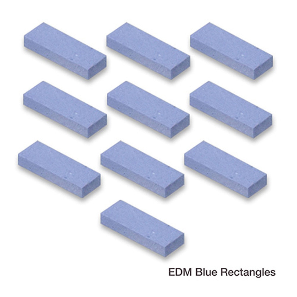 [404-5330] EDM Blue Laps 3/4"x1/4"x1/8" 320 grit (Pack of 10)