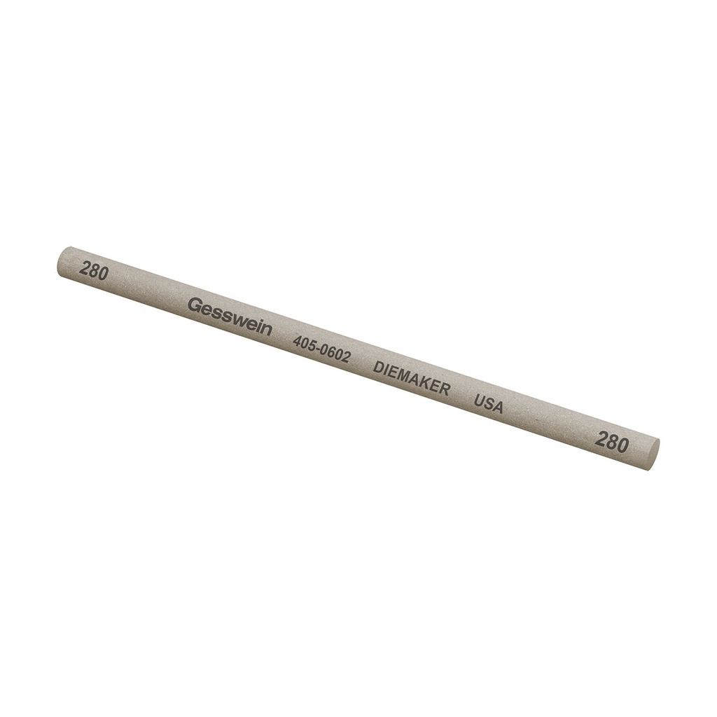 Gesswein® Diemaker Stones - 1/4" x 6", Round, 280 Grit  (Pkg. of 6)