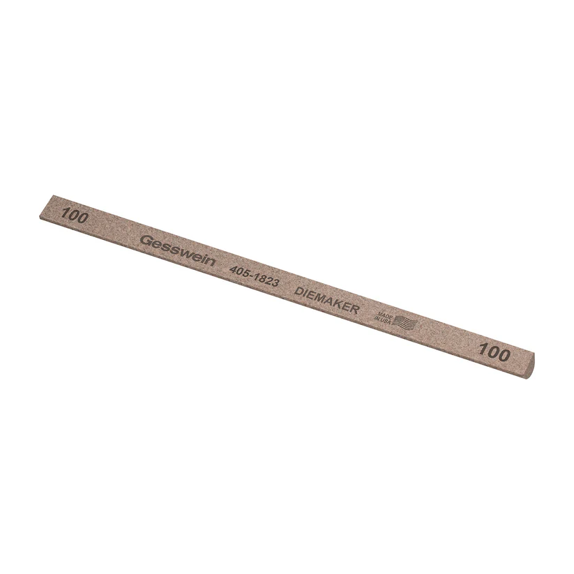 [405-1823] Gesswein® Diemaker Stones - 1/4" x 6" Hybrid, 100 Grit  (Pkg. of 12)
