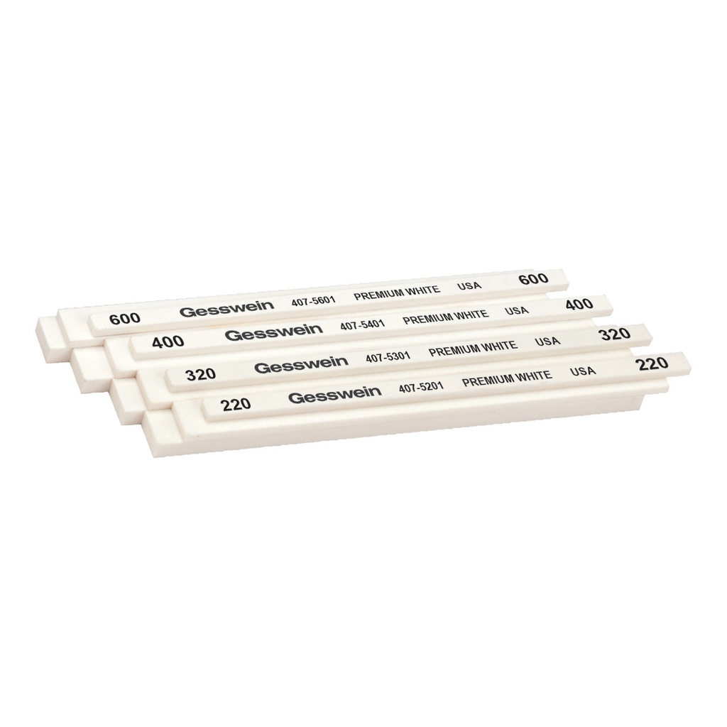 Gesswein® 12 Piece Introductory Premium White Polishing Stone Set