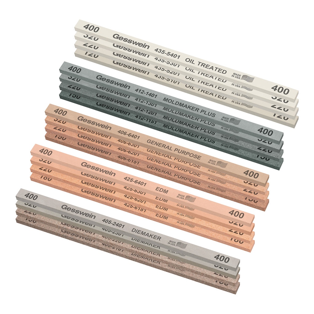 [405-2035] Gesswein® 20 Piece Polishing Stone Set 1/4" x 1/8"