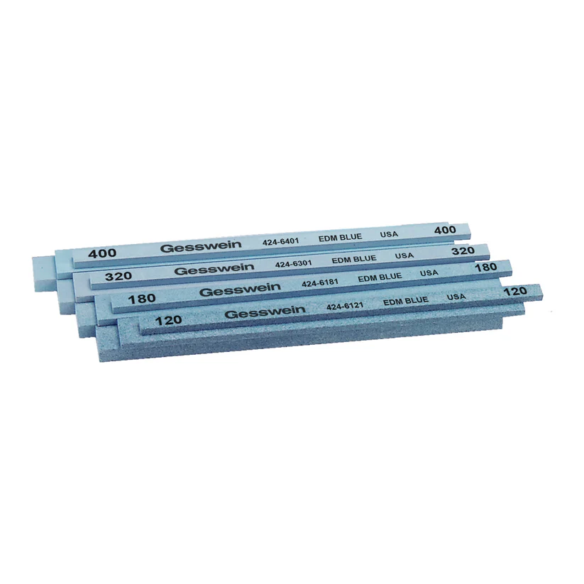 Gesswein® 12 Piece Introductory EDM Blue Polishing Stone Set