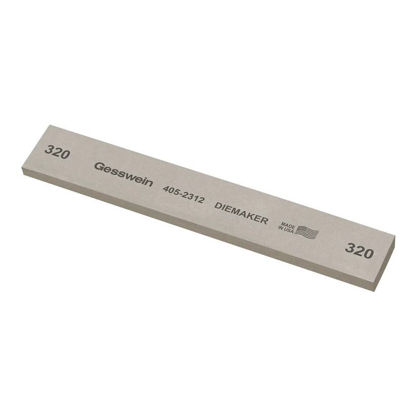 Gesswein® Diemaker Stones - 1" x 1/4" x 6", 320 Grit  (Pkg. of 6)
