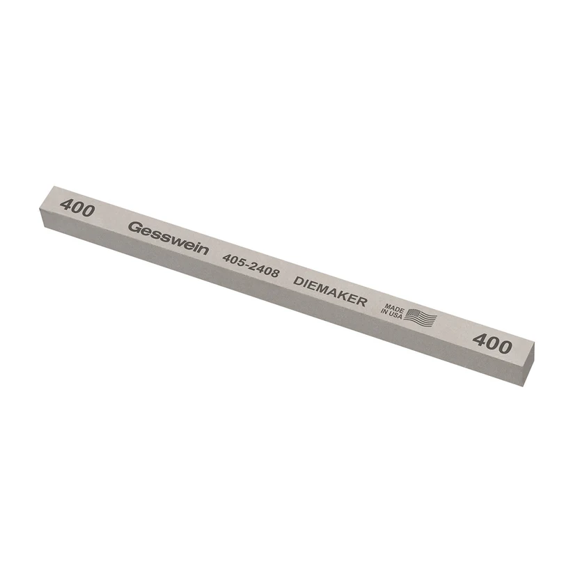 Gesswein® Diemaker Stones - 3/8" x 3/8" x 6", 400 Grit  (Pkg. of 12)
