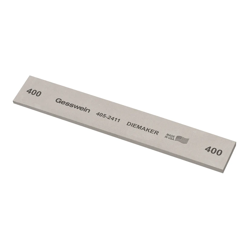 [405-2411] Gesswein® Diemaker Stones - 1" x 1/8" x 6", 400 Grit  (Pkg. of 6)