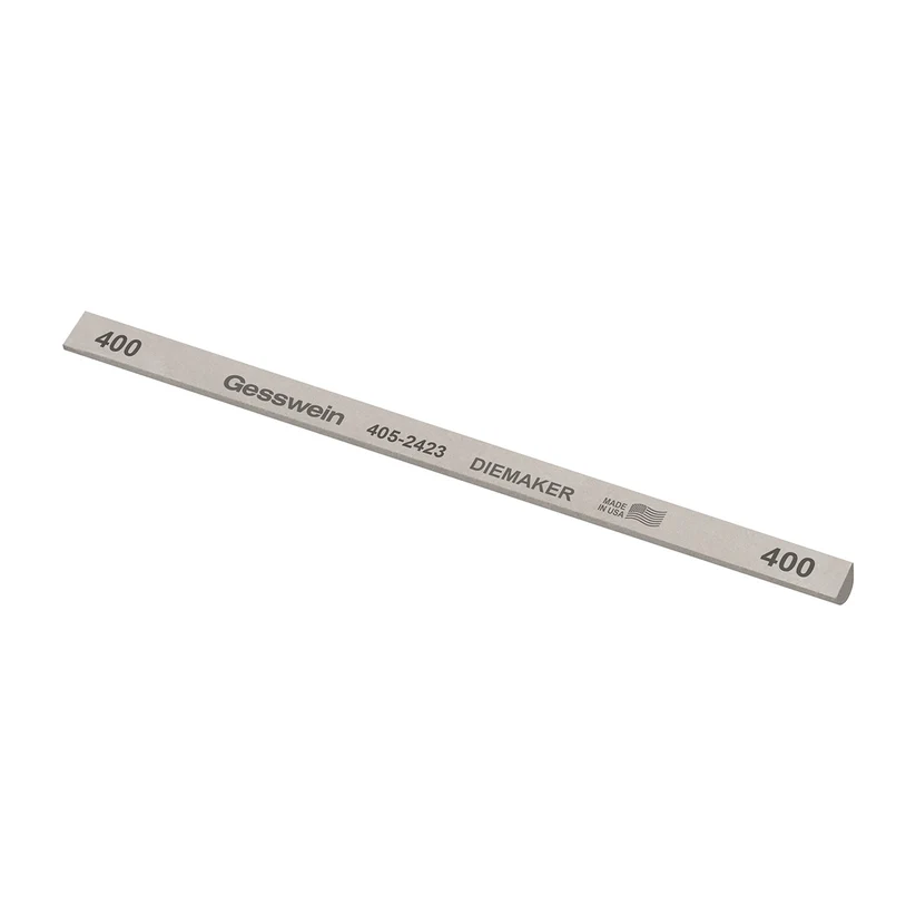 [405-2423] Gesswein® Diemaker Stones - 1/4" x 6" Hybrid, 400 Grit  (Pkg. of 12)