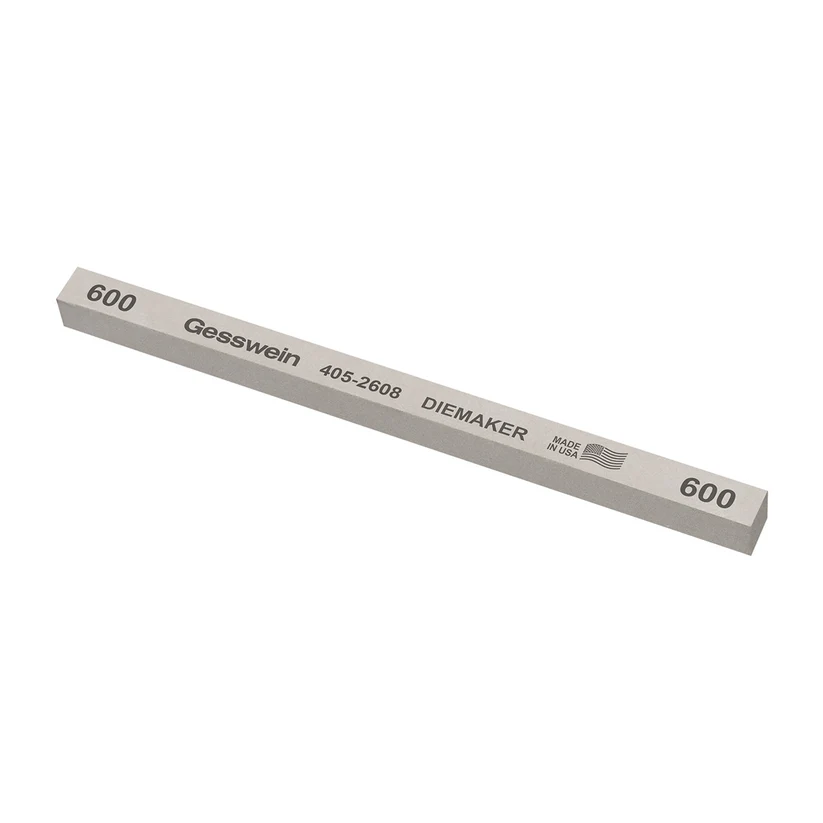Gesswein® Diemaker Stones - 3/8" x 3/8" x 6", 600 Grit  (Pkg. of 12)