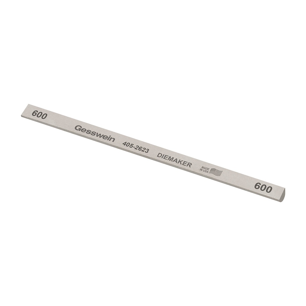 [405-2623] Gesswein® Diemaker Stones - 1/4" x 6" Hybrid, 600 Grit  (Pkg. of 12)