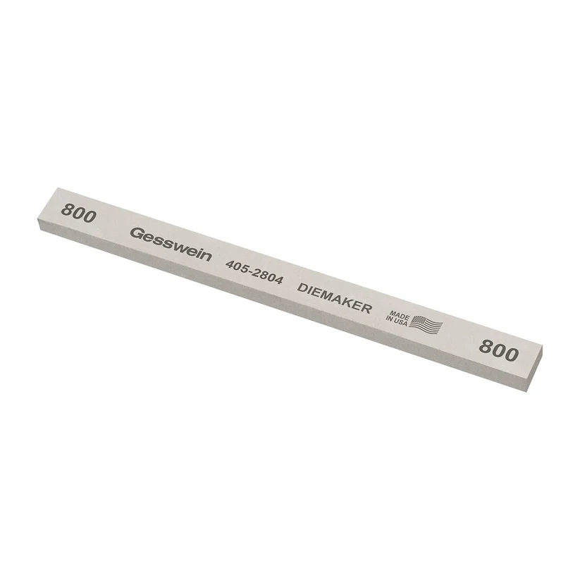 [405-2804] Gesswein® Diemaker Stones - 1/2" x 1/4" x 6", 800 Grit  (Pkg. of 12)