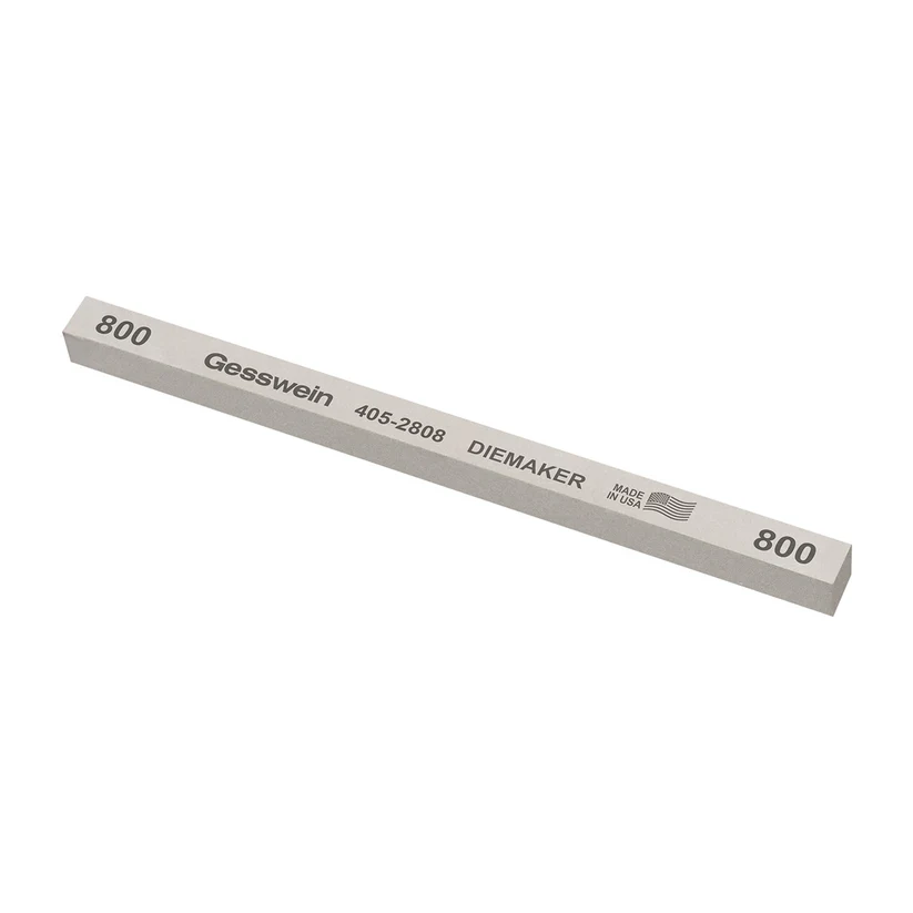 Gesswein® Diemaker Stones - 3/8" x 3/8" x 6", 800 Grit  (Pkg. of 12)