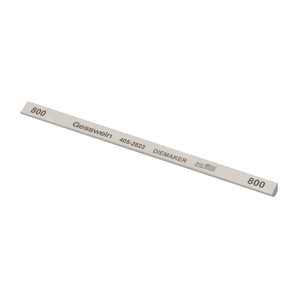 [405-2823] Gesswein® Diemaker Stones - 1/4" x 6" Hybrid, 800 Grit  (Pkg. of 12)