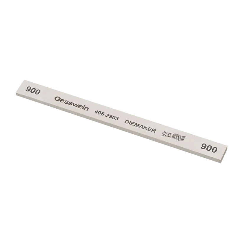 [405-2903] Gesswein® Diemaker Stones - 1/2" x 1/8" x 6", 900 Grit  (Pkg. of 12)