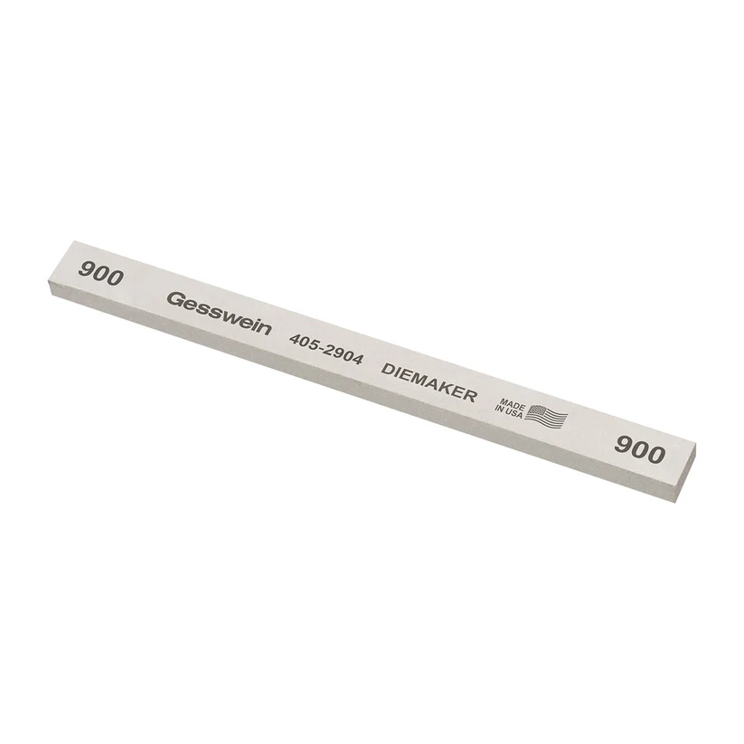 [405-2904] Gesswein® Diemaker Stones - 1/2" x 1/4" x 6", 900 Grit  (Pkg. of 12)
