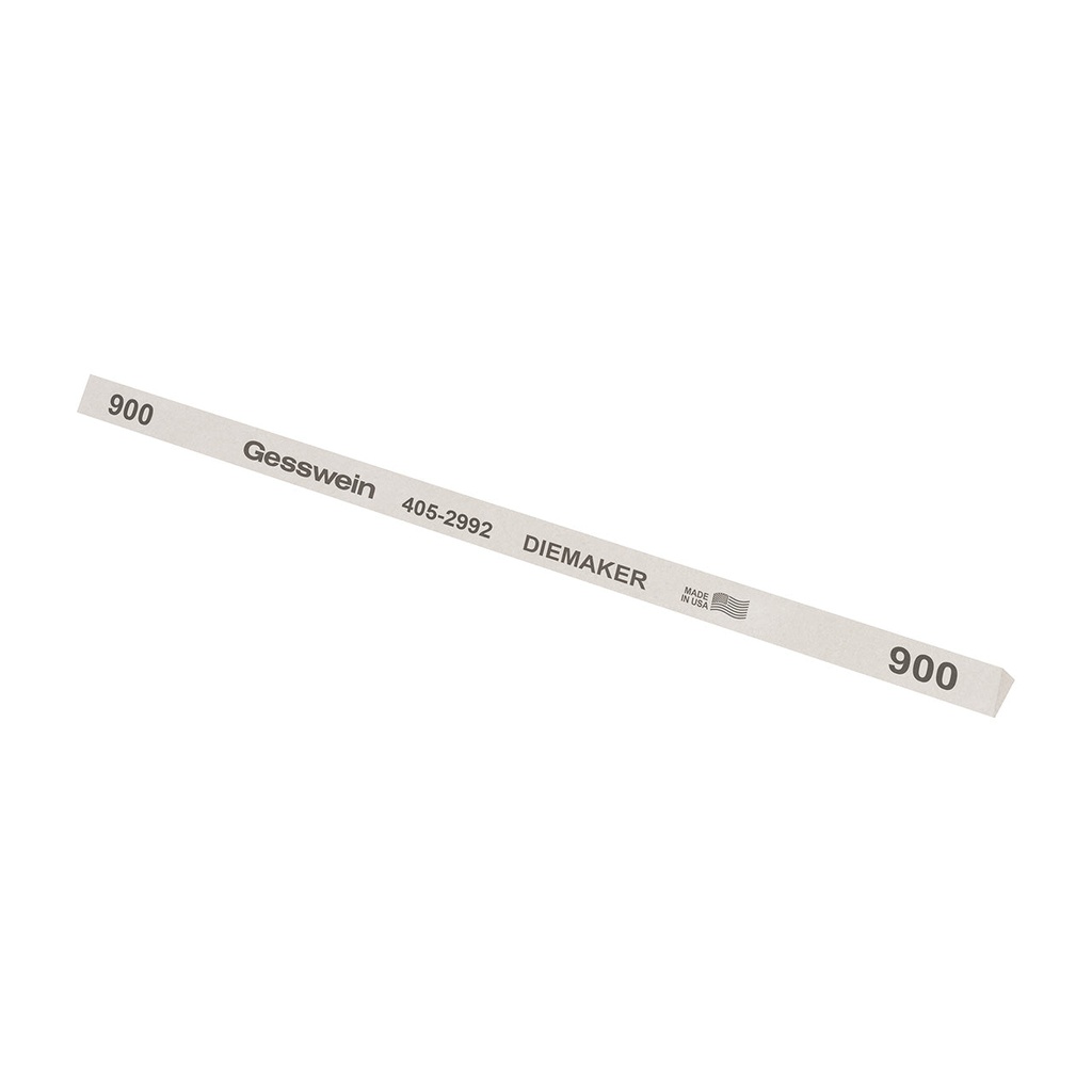 [405-2992] Gesswein® Diemaker Stones - 1/4" x 6" Triangle, 900 Grit  (Pkg. of 12)