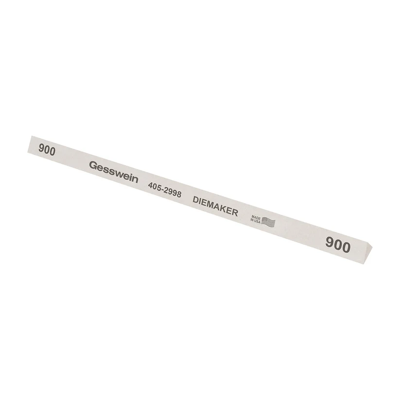 Gesswein® Diemaker Stones - 3/8" x 6" Triangle, 900 Grit  (Pkg. of 12)