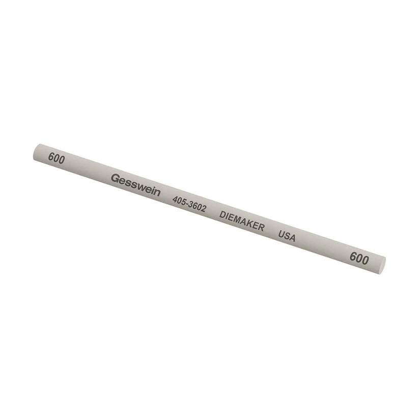 Gesswein® Diemaker Stones - 1/4" Round x 6", 600 Grit  (Pkg. of 6)