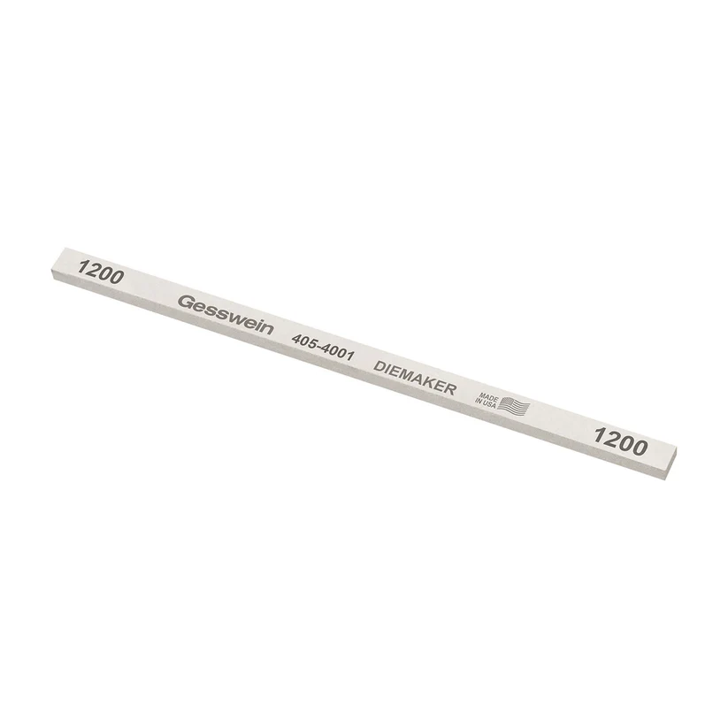 [405-4001] Gesswein® Diemaker Stones - 1/4" x 1/8" x 6", 1200 Grit  (Pkg. of 12)