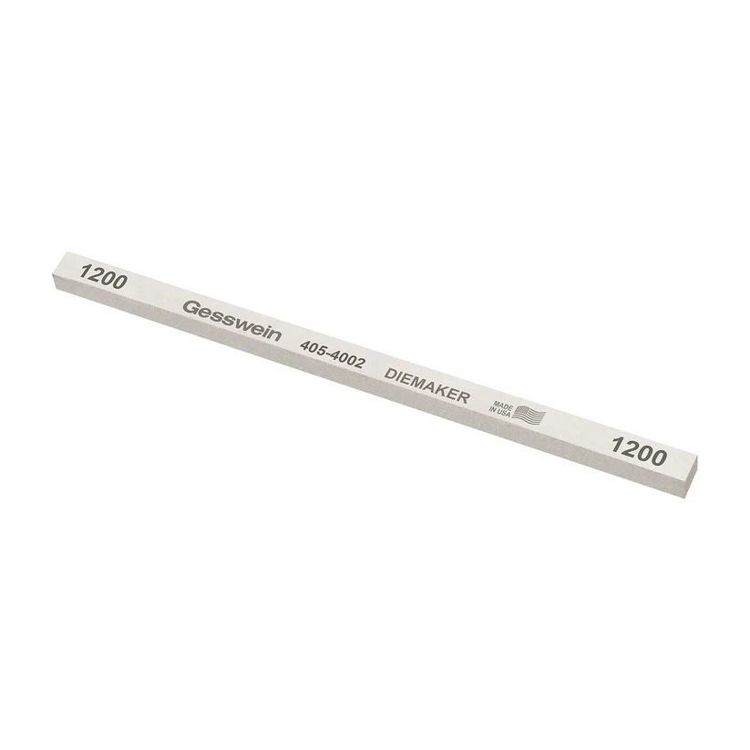 [405-4002] Gesswein® Diemaker Stones - 1/4" x 1/4" x 6", 1200 Grit  (Pkg. of 12)