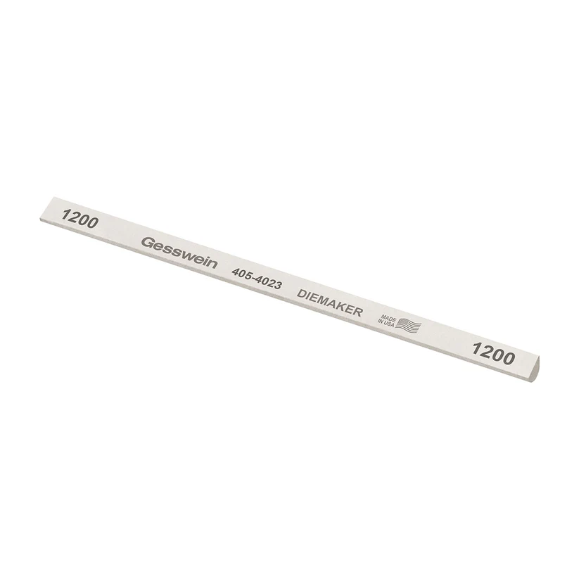 [405-4023] Gesswein® Diemaker Stones - 1/4" x 6" Hybrid, 1200 Grit  (Pkg. of 12)
