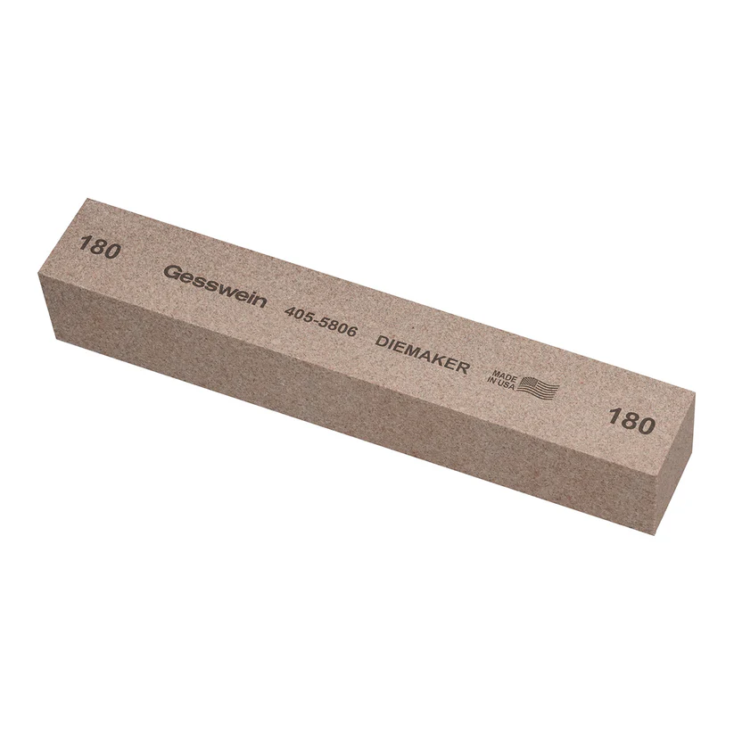 Gesswein® Diemaker Stones - 1" x 1" x 6", 180 Grit  (Pkg. of 6)