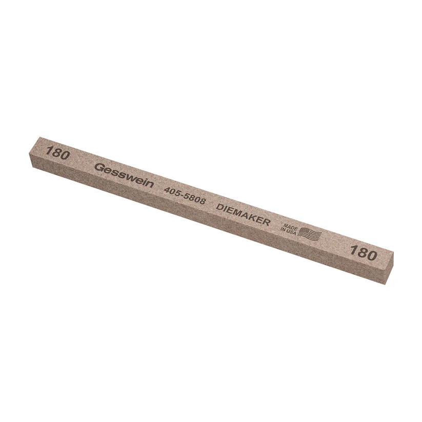 Gesswein® Diemaker Stones - 3/8" x 3/8" x 6", 180 Grit  (Pkg. of 12)