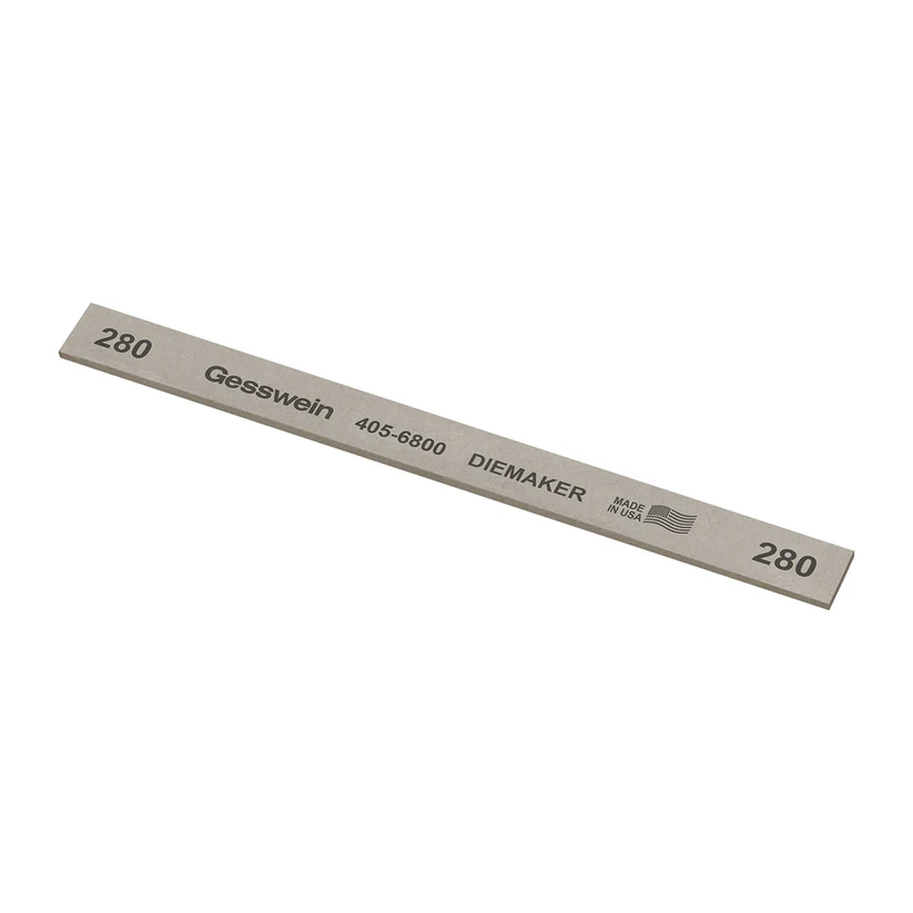 Gesswein® Diemaker Stones - 1/2" x 1/16" x 6", 280 Grit  (Pkg. of 12)