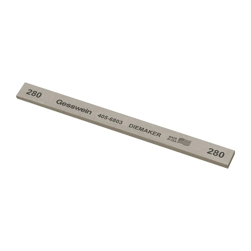 [405-6803] Gesswein® Diemaker Stones - 1/2" x 1/8" x 6", 280 Grit  (Pkg. of 12)