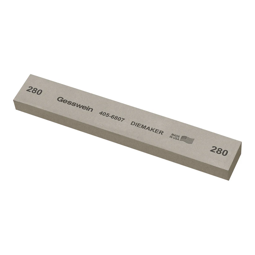 [405-6807] Gesswein® Diemaker Stones - 1" x 1/2" x 6", 280 Grit  (Pkg. of 6)