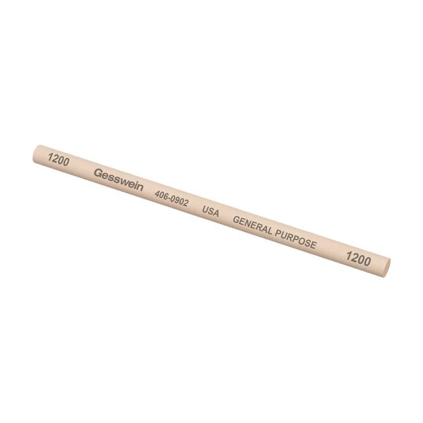 Gesswein® General Purpose Stones - 1/4" Round x 6", 1200 Grit  (Pkg. of 6)