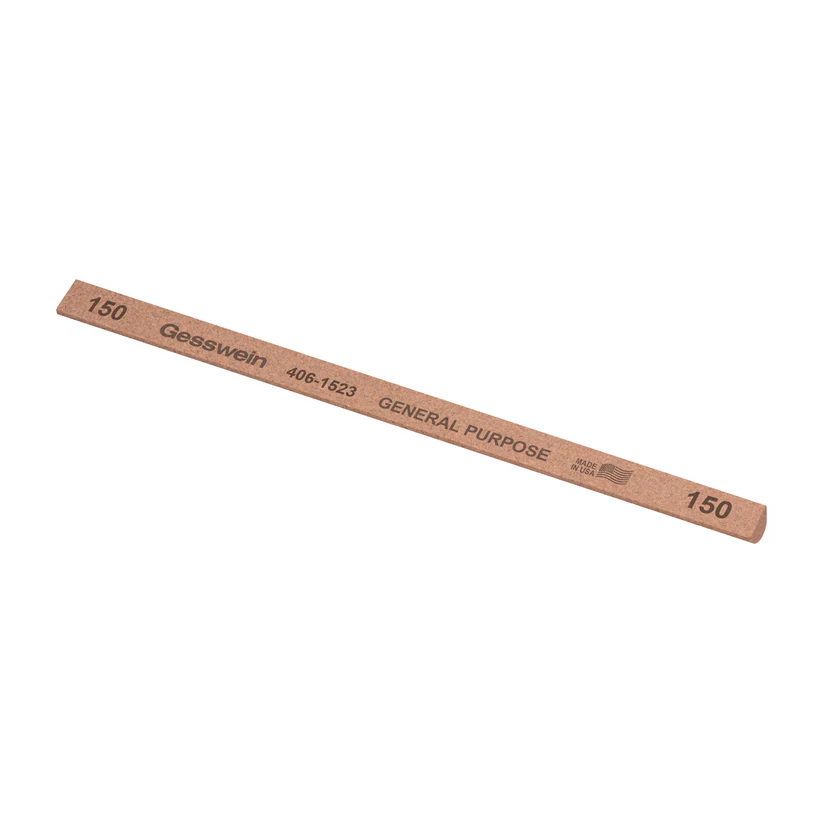 [406-1523] Gesswein® General Purpose Stones - 1/4" x 6" Hybrid, 150 Grit  (Pkg. of 12)