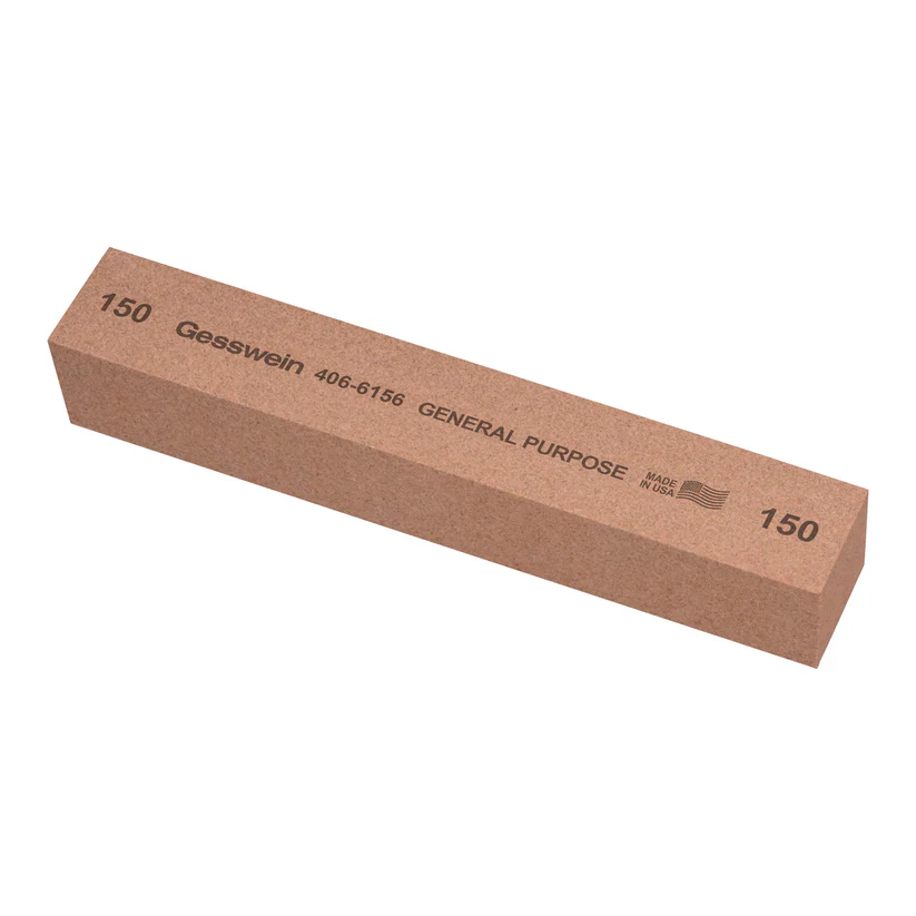 [406-6156] Gesswein® General Purpose Stones - 1" x 1" x 6", 150 Grit  (Pkg. of 6)