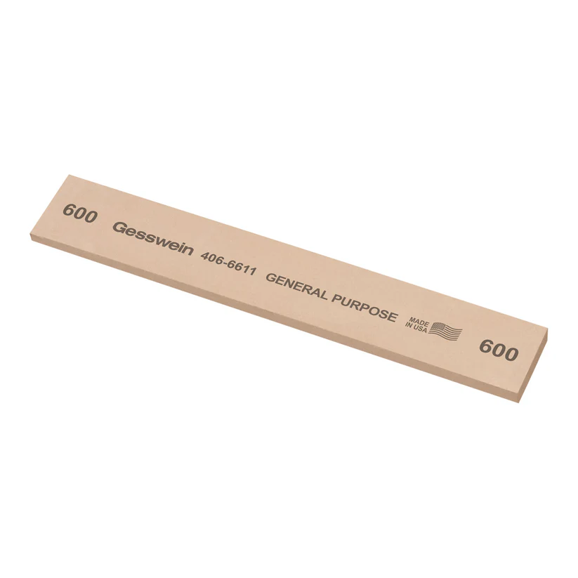 [406-6611] Gesswein® General Purpose Stones - 1" x 1/8" x 6", 600 Grit  (Pkg. of 6)