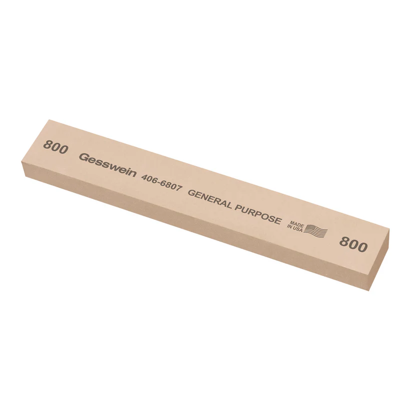 [406-6807] Gesswein® General Purpose Stones - 1" x 1/2" x 6", 800 Grit  (Pkg. of 6)