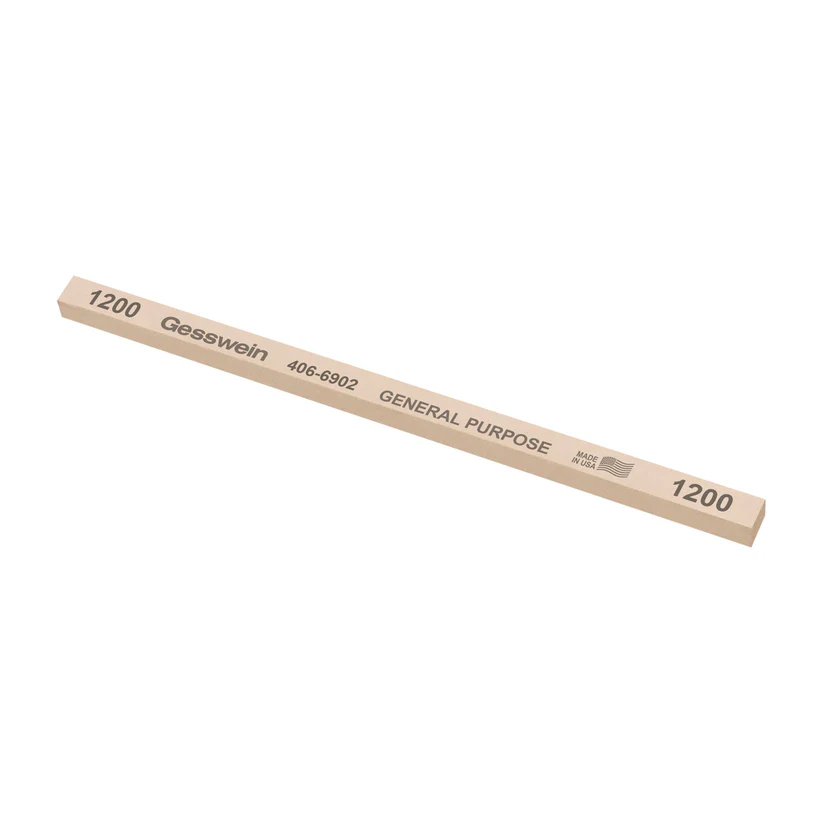[406-6902] Gesswein® General Purpose Stones - 1/4" x 1/4" x 6", 1200 Grit  (Pkg. of 12)
