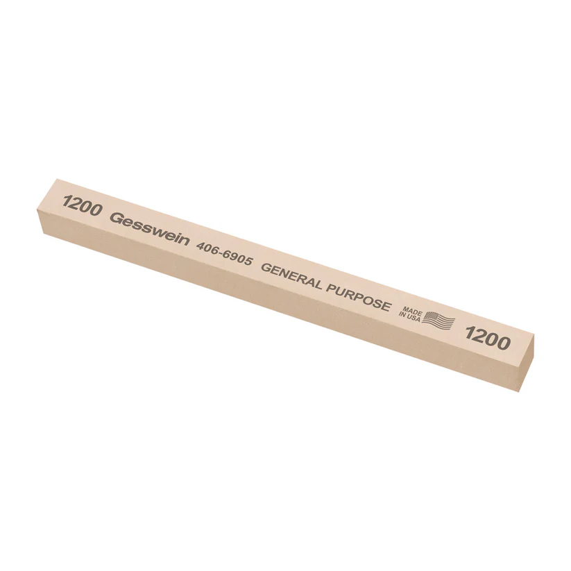 [406-6905] Gesswein® General Purpose Stones - 1/2" x 1/2" x 6", 1200 Grit  (Pkg. of 6)