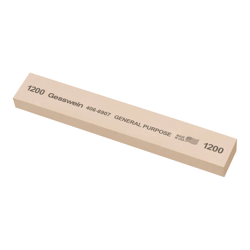 Gesswein® General Purpose Stones - 1" x 1/2" x 6", 1200 Grit  (Pkg. of 6)