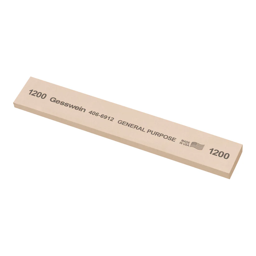 Gesswein® General Purpose Stones - 1" x 1/4" x 6", 1200 Grit  (Pkg. of 6)