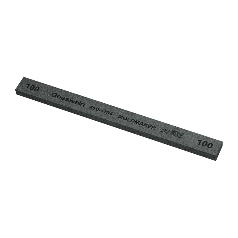 [410-1104] Gesswein® Moldmaker Stones - 1/2" x 1/4" x 6", 100 Grit  (Pkg. of 12)