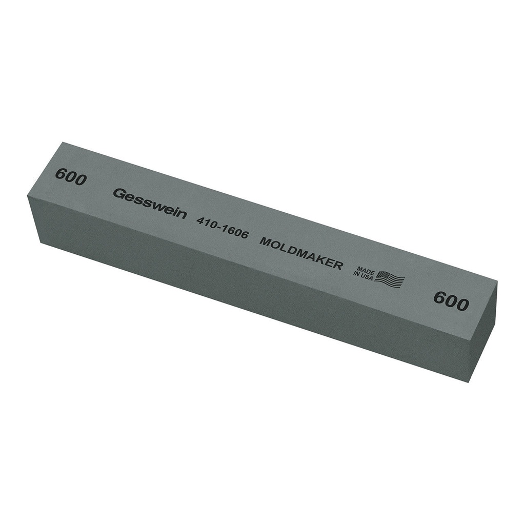 [410-1106] Gesswein® Moldmaker Stones - 1" x 1" x 6", 100 Grit  (Pkg. of 6)